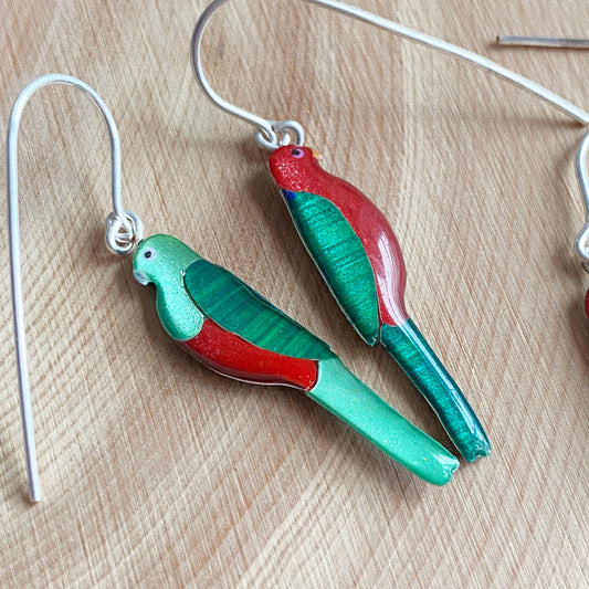 King Parrot Earrings | mini Size