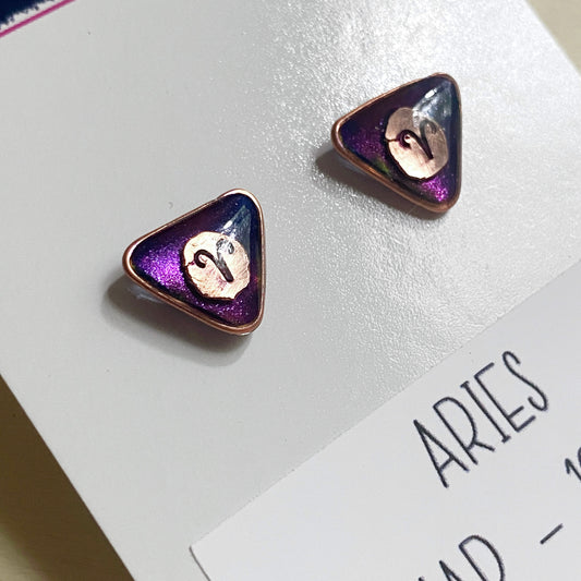 Zodiac Star Sign Earrings | Aries