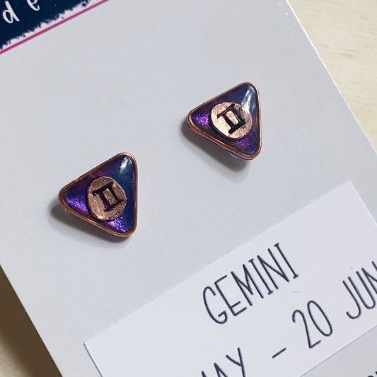 Zodiac Star Sign Earrings | Gemini
