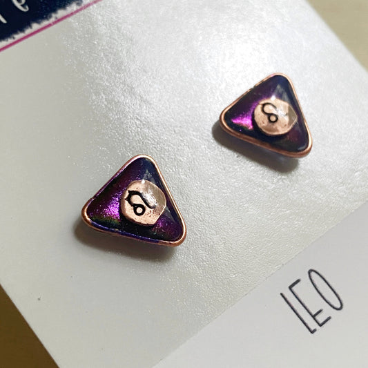 Zodiac Star Sign Earrings | Leo