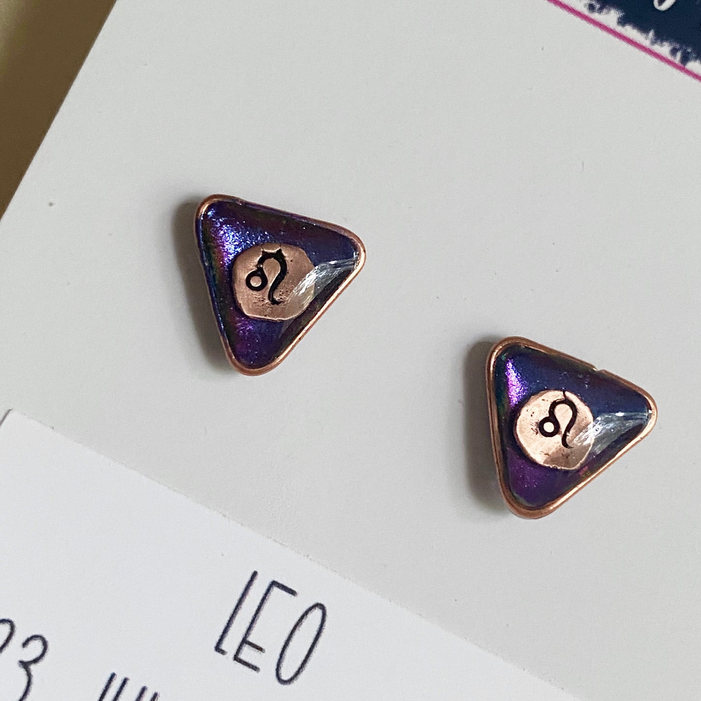 Zodiac Star Sign Earrings | Leo