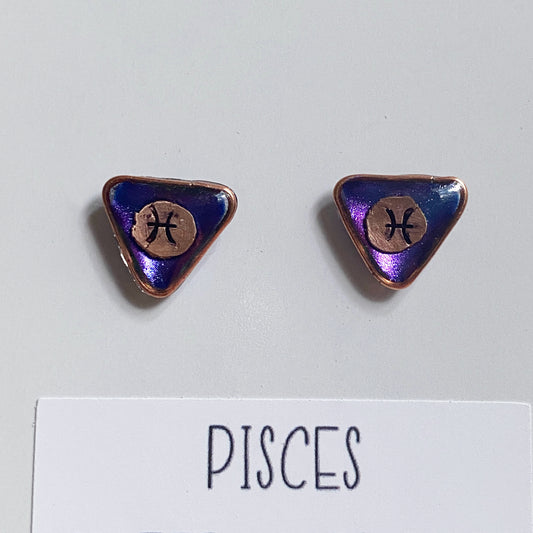 Zodiac Star Sign Earrings | Pisces