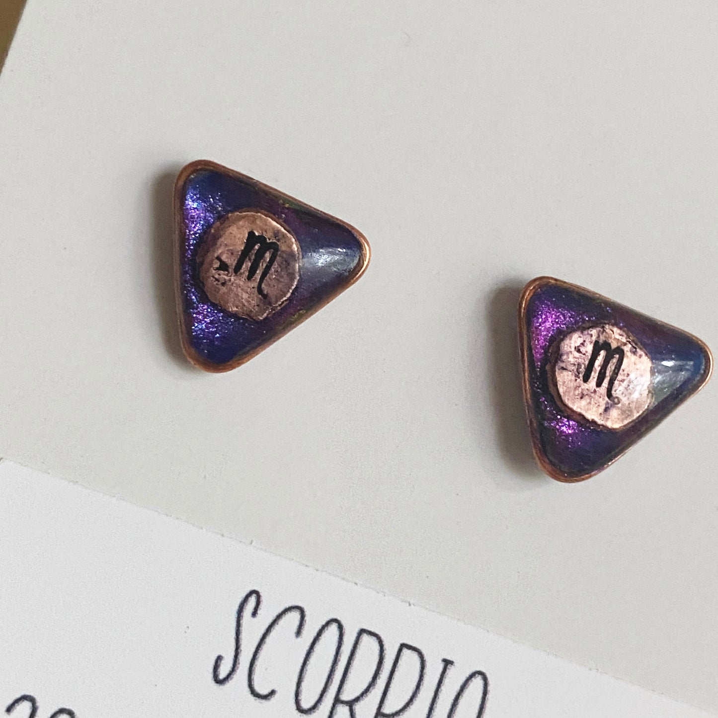 Zodiac Star Sign Earrings | Scorpio