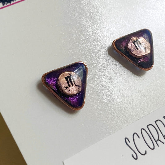 Zodiac Star Sign Earrings | Scorpio