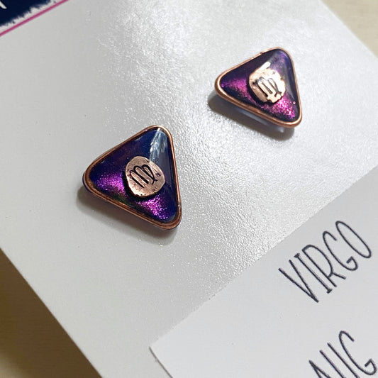 Zodiac Star Sign Earrings | Virgo