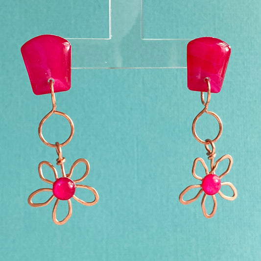 Copper Flowers | Pink