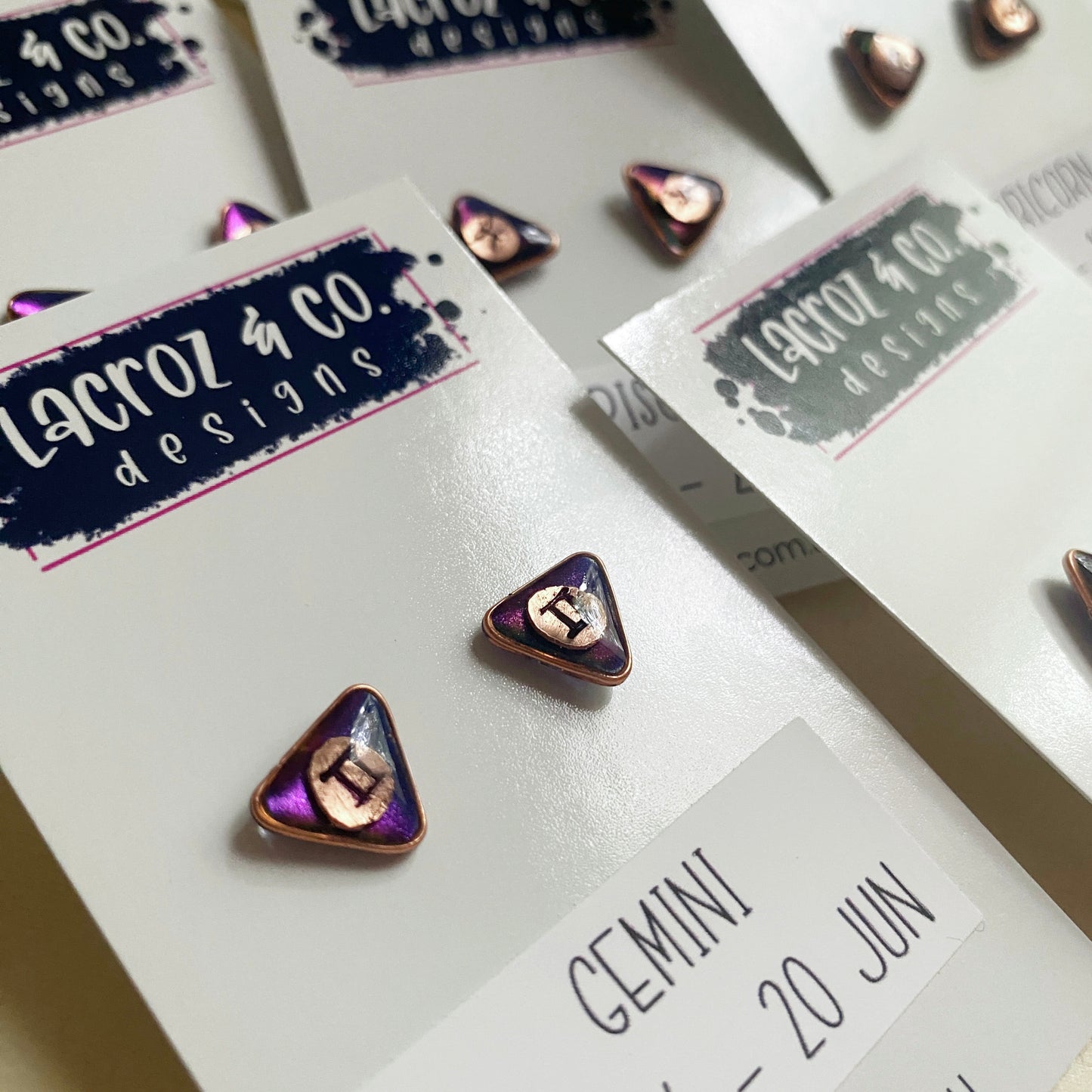 Zodiac Star Sign Earrings | Virgo