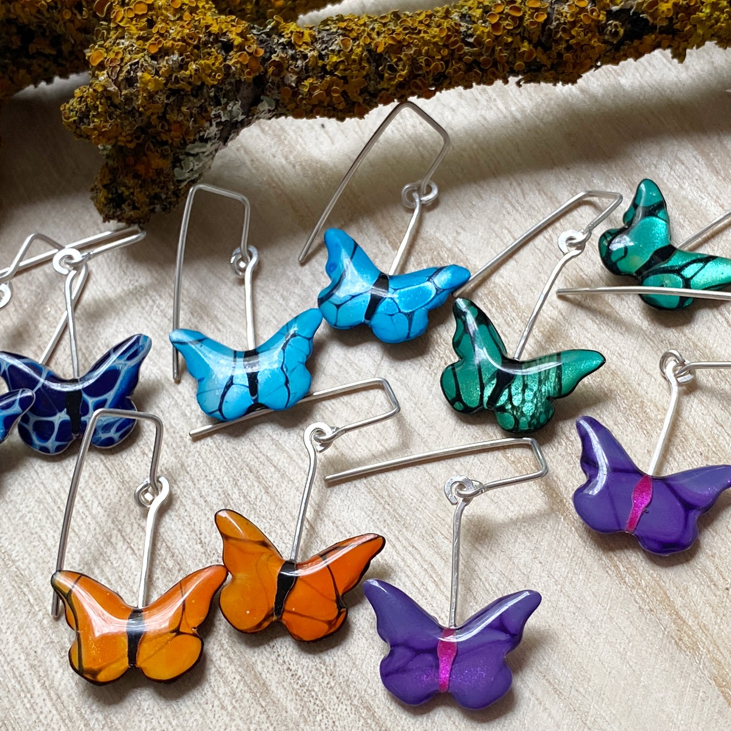 Butterfly Drop Earrings