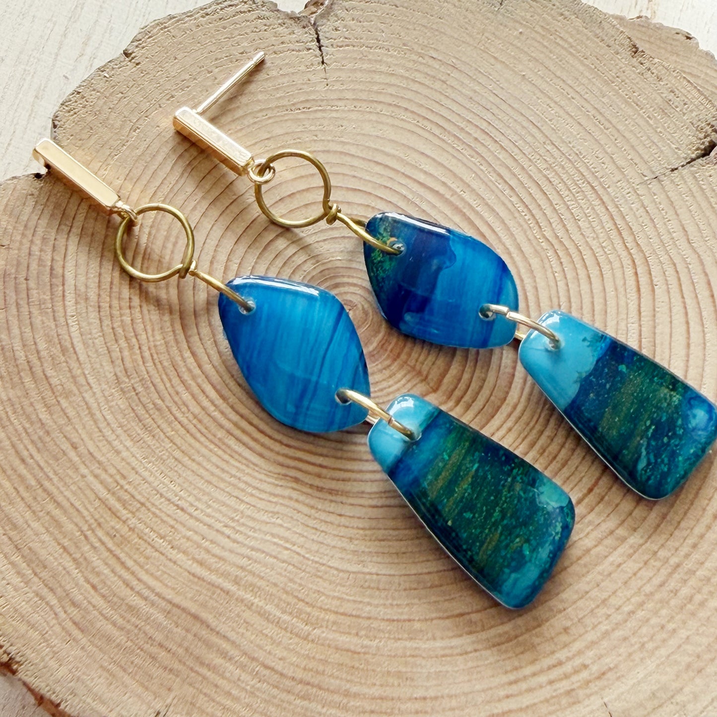 Amalfi | Dangle Earrings | Blue