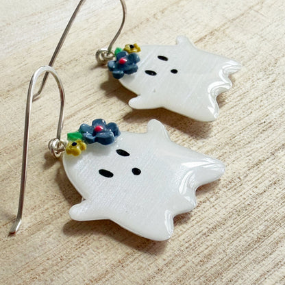 Halloween | Floral Ghosts (silver)