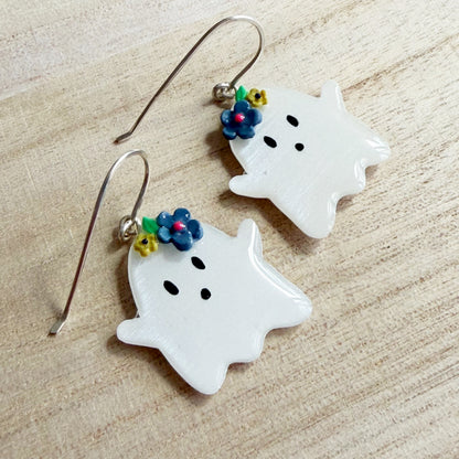 Halloween | Floral Ghosts (silver)