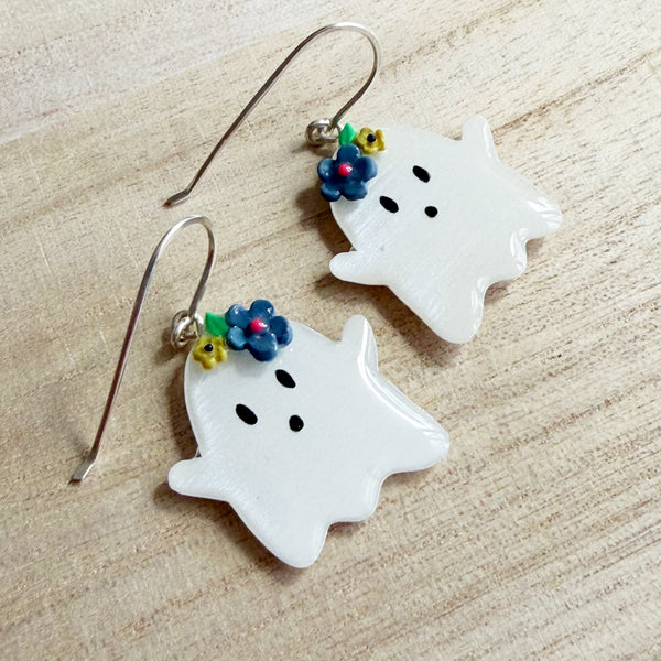 Halloween | Floral Ghosts (silver)