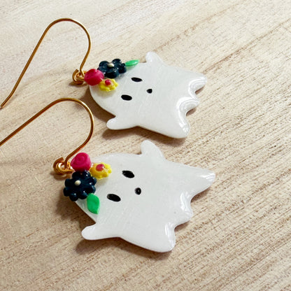 Halloween | Floral Ghosts (gold)