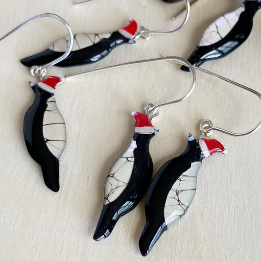 Christmas Magpie Earrings