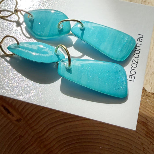Amalfi | Dangle Earrings | Light Blue