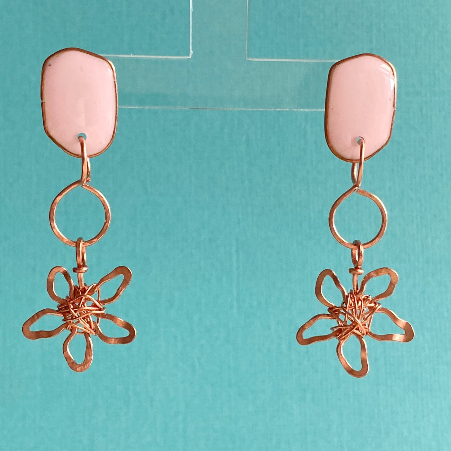 Copper Flowers | Light Pink