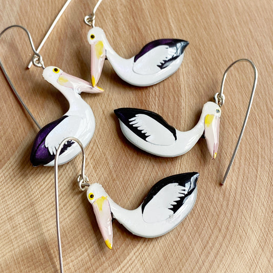 Pelican Earrings | mini size