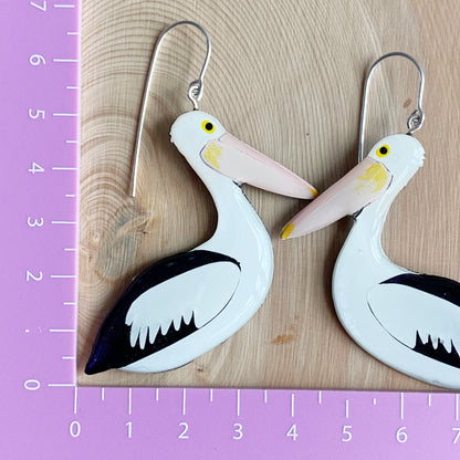 Pelican Earrings | grand size
