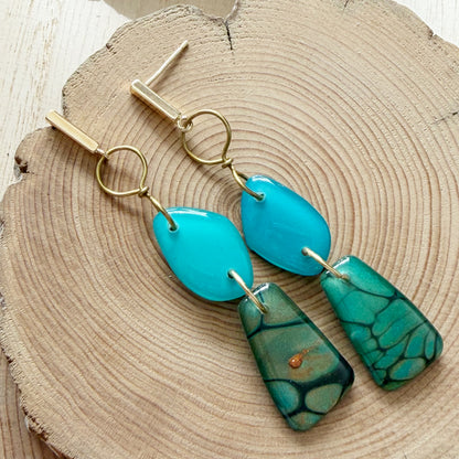 Amalfi | Dangle Earrings | Turquoise