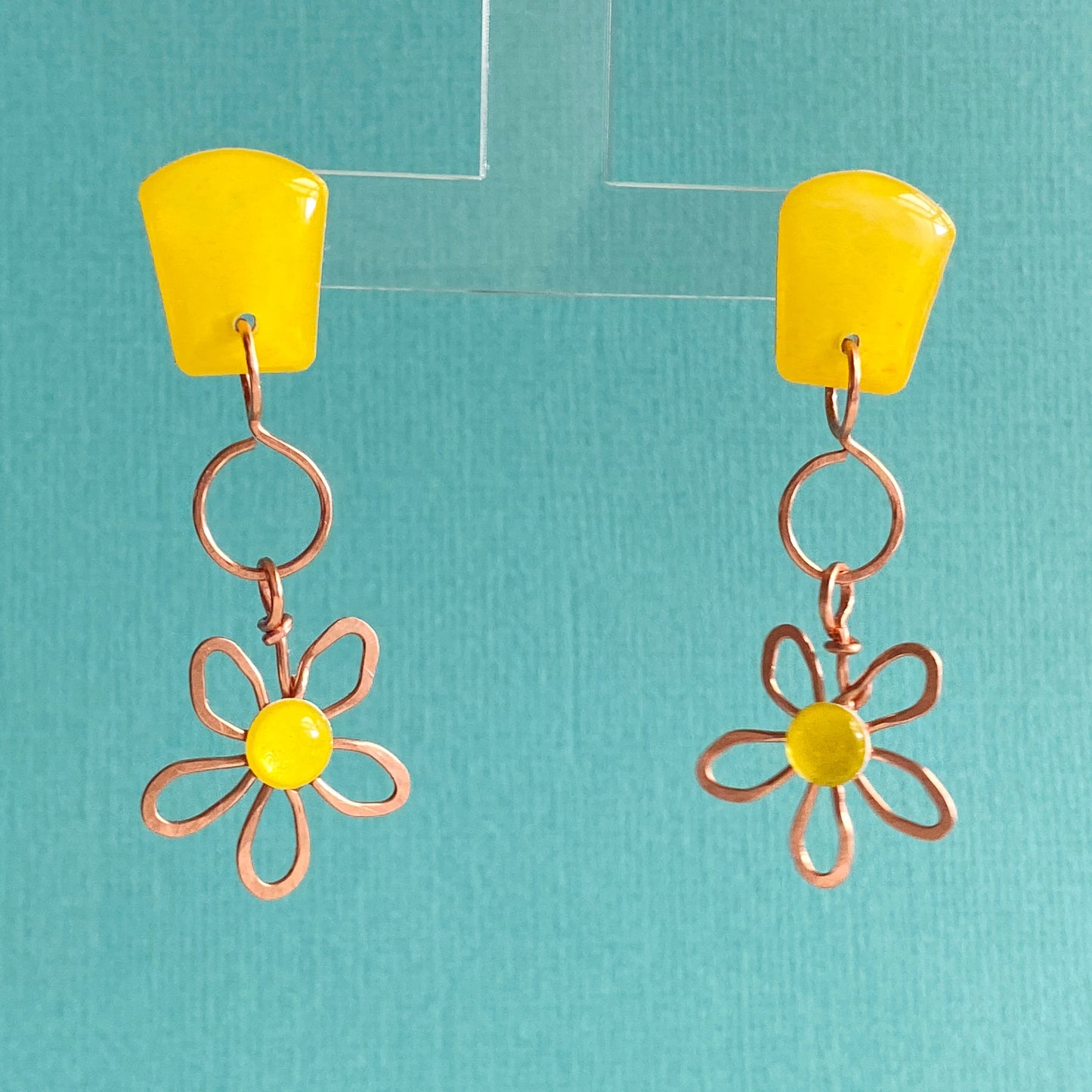 Copper Flowers | Yellow