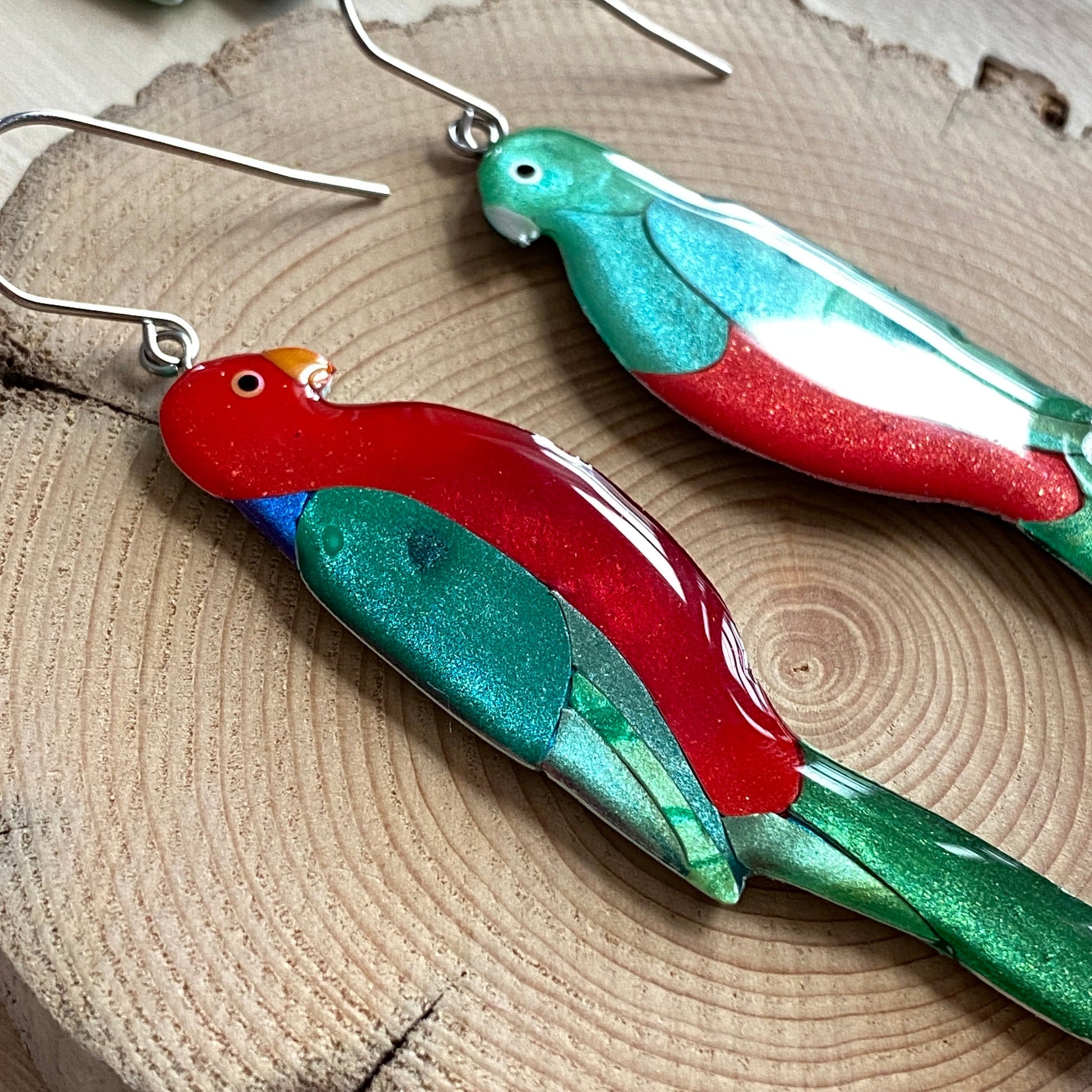 Lacroz Creations Earrings Australian King Parrot Earrings