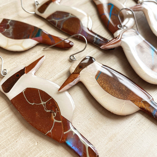 Lacroz Creations Earrings Kookaburra Earrings | grand size