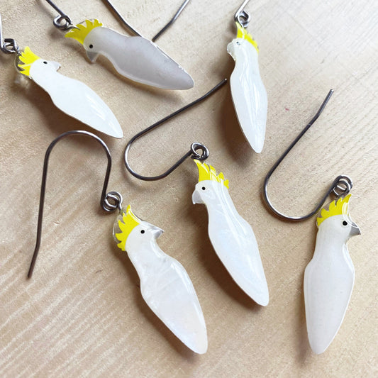 Lacroz Creations Earrings Mini Cockatoos